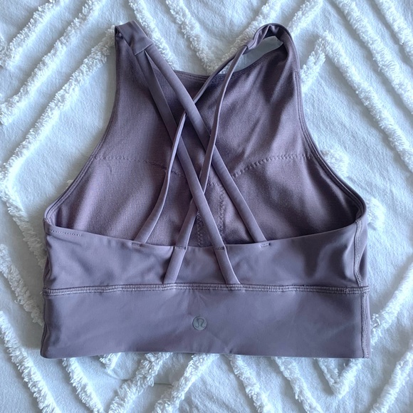 Lululemon Energy Bra High Neck Long Line Tough - Picture 4 of 5